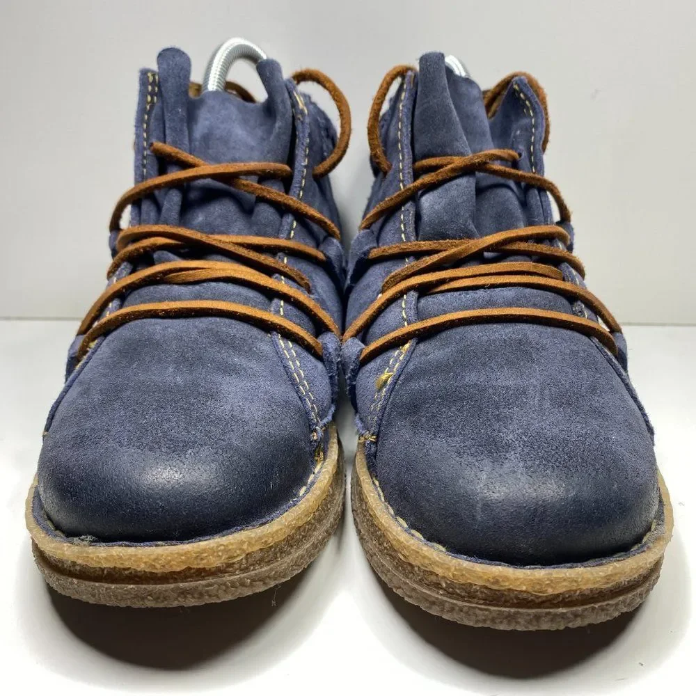 BORN Temple II Women Casual Boot Women's 6.5 US Navy‎ Braided Granola Earthy - Picture 3 of 10